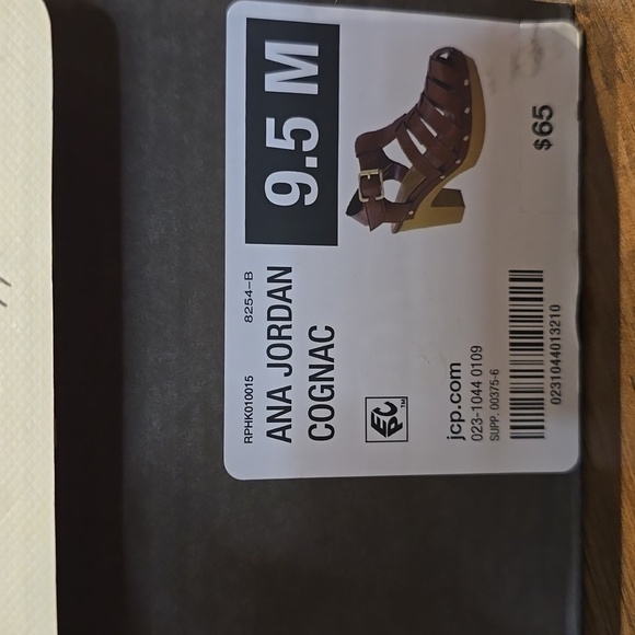 a.n.a. - Jordan Clog Heeled Sandal in Cognac Faux Leather​​​ - Picture 11 of 16